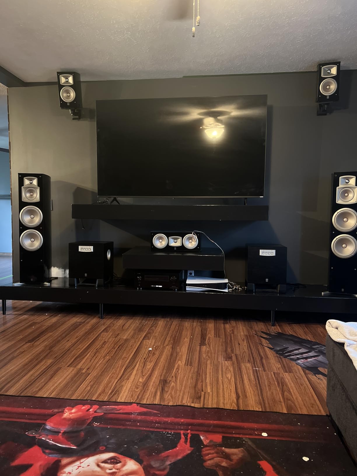 YAMAHA NS-333 2-Way Bass Reflex Bookshelf Speakers (Pair) Black customer photo 2