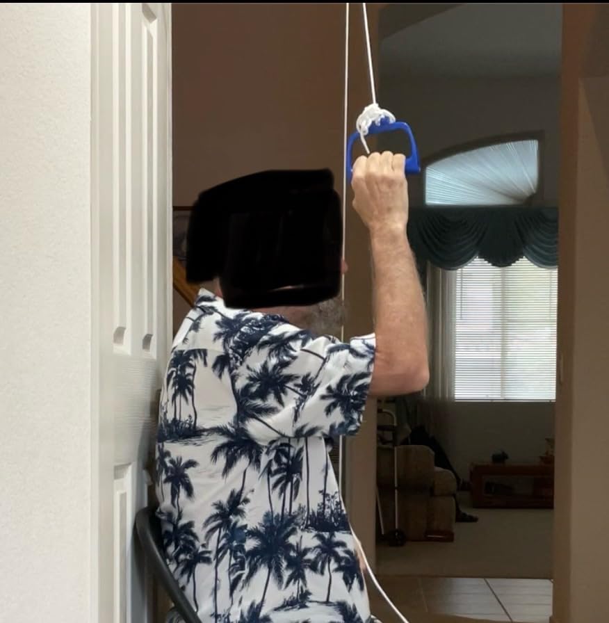 DMI Exercise Pulley Set for Physical Therapy helps Increase Mobility, White customer photo 1