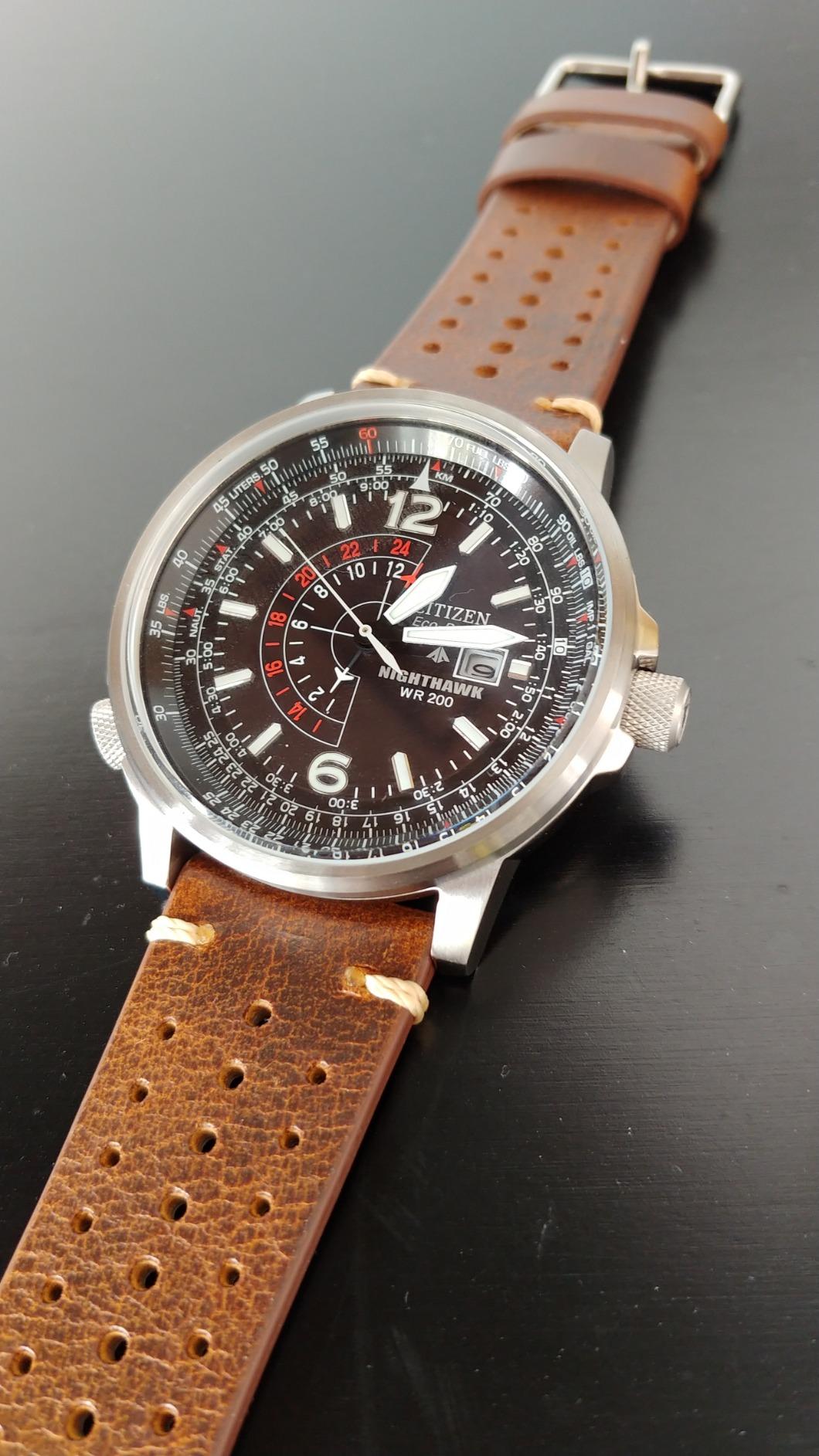 Men's Eco-Drive Promaster Nighthawk 42mm Stainless Steel BJ7000-52E customer photo 2