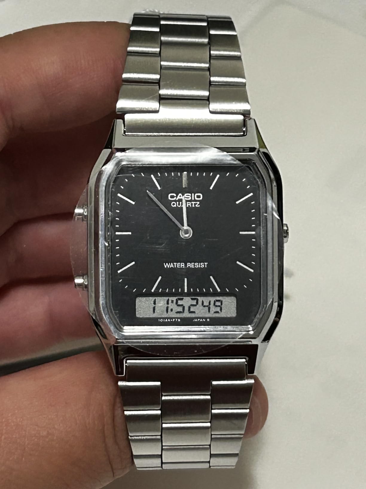 Casio Collection Unisex Adults Watch AQ-230A - Retro Ana-Digi Square customer photo 1