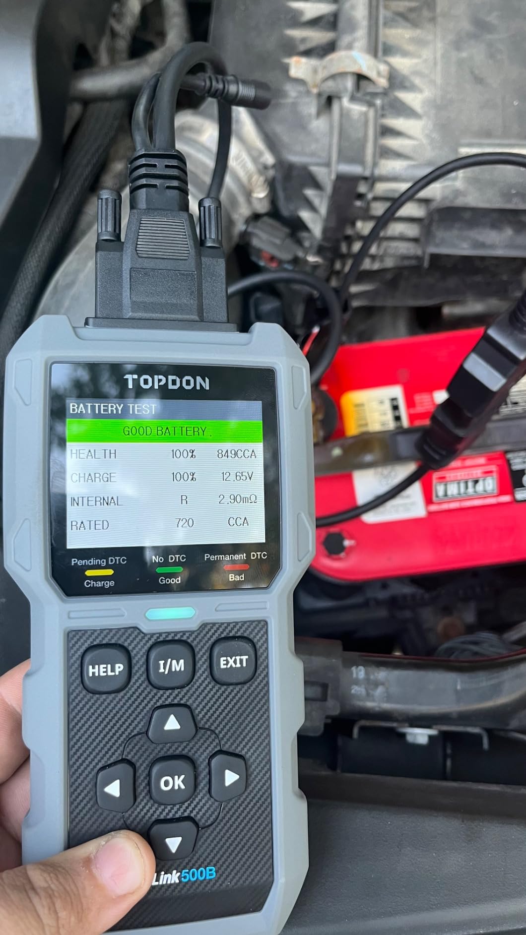 OPTIMA Batteries High Performance 25 REDTOP Sealed AGM Car, Truck, and SUV Starting Battery, 720 CCA, SAE Terminal, Maintenance Free, Versatile Mounting customer photo 2