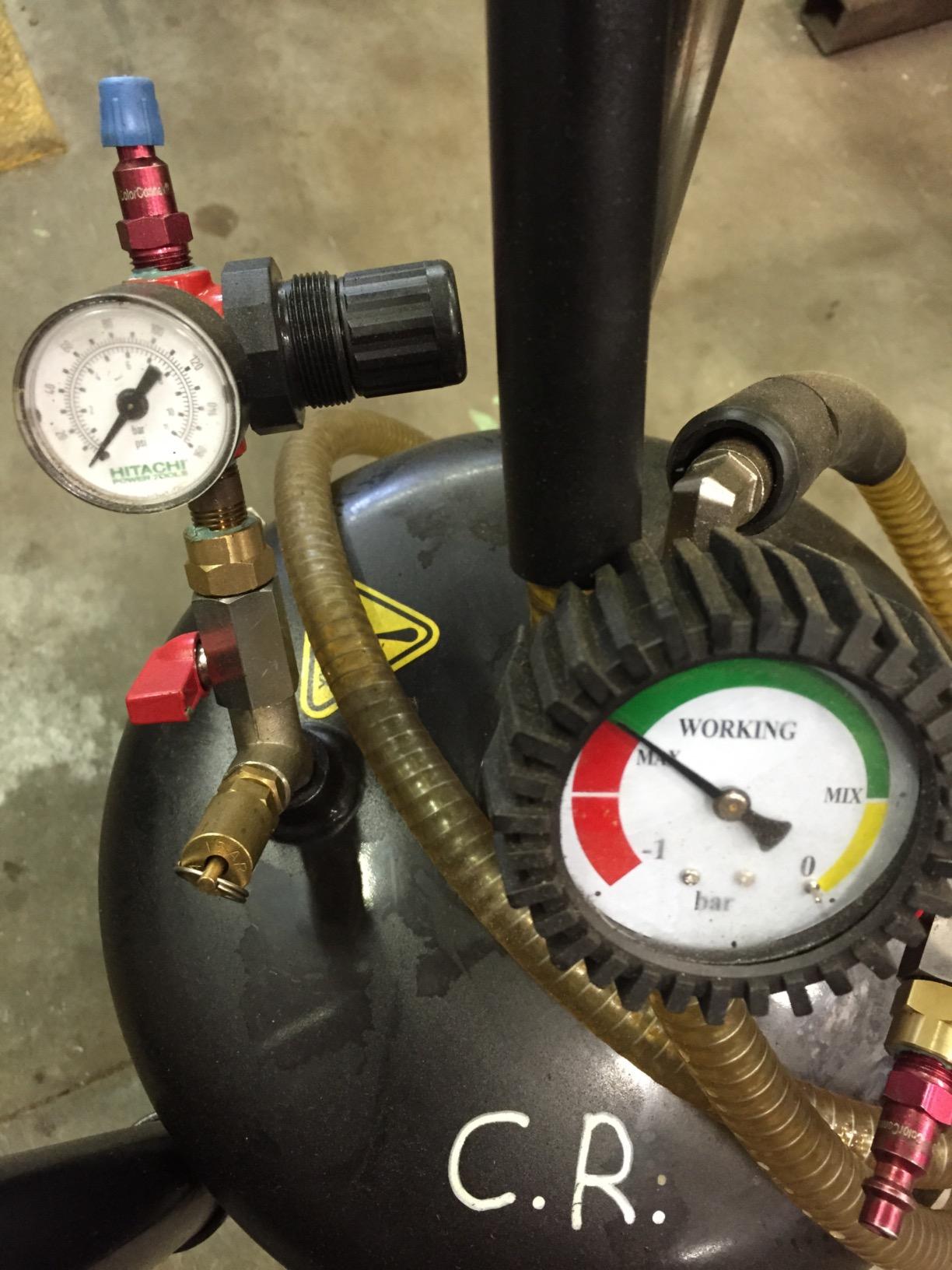 JohnDow Industries 6 Gallon Fluid Evacuator with Venturi Vacuum System, Vacuum Gauge, 7 Foot Suction Hose, Self Evacuating, Probes & Adapters customer photo 1