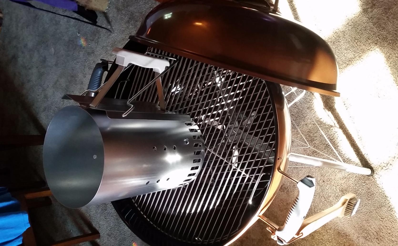 Weber Rapidfire Chimney Starter for Use With Charcoal Grills, Aluminized Steel customer photo 1