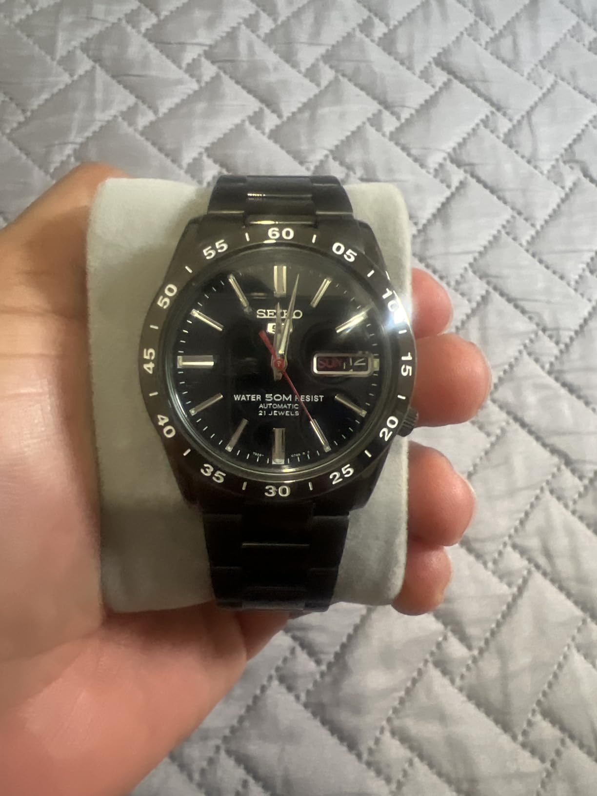Seiko Men's Watches 5 SNKE03-4 Automatic customer photo 1