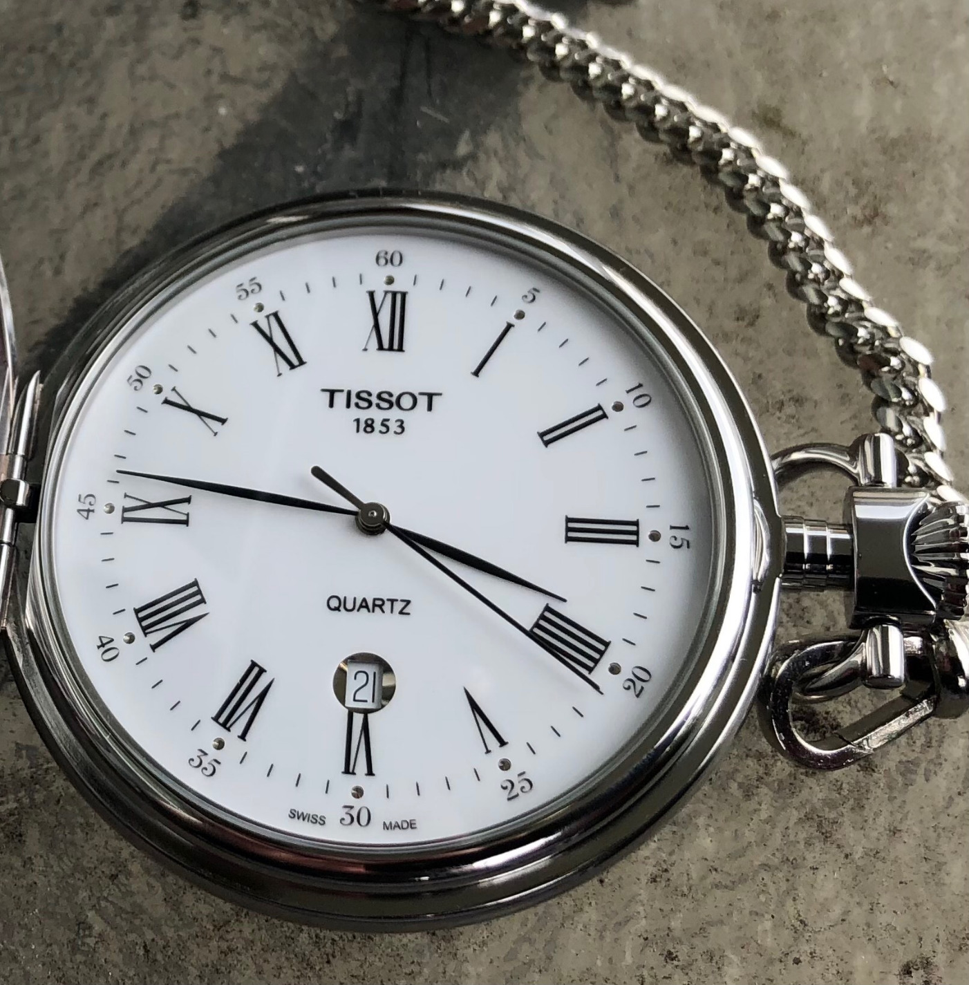 Tissot Unisex-Adult Savonnettes Quartz Stainless Steel Specialities Silver T83655313 customer photo 2