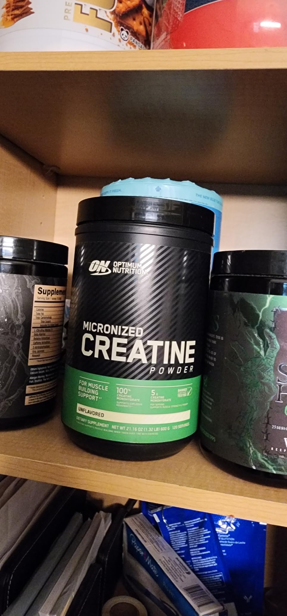 Optimum Nutrition Creatine, Micronized Creatine Monohydrate Powder, Supports Strength & Recovery, Banned Substance Tested, Unflavored, 5g per Serving, 60 Servings customer photo 2