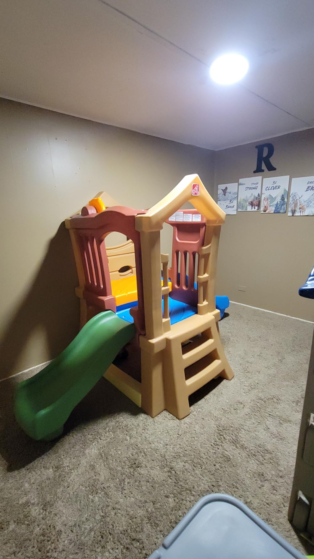 Step2 Play Up Double Slide Climber, Kids Outdoor Playset, Backyard Playground Set, 2 Slides, Elevated Playhouse, Outside Jungle Gym, For Toddlers 2-6 Years Old customer photo 2