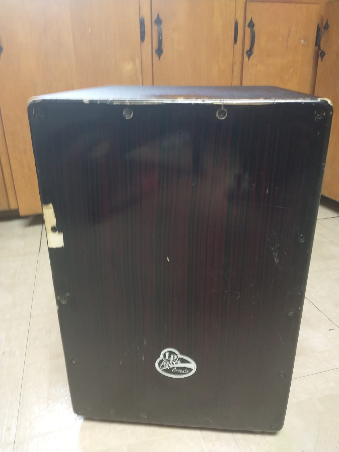 LP Aspire Accents Wire Cajon Sunburst Streak LPA1332-SBS customer photo 1