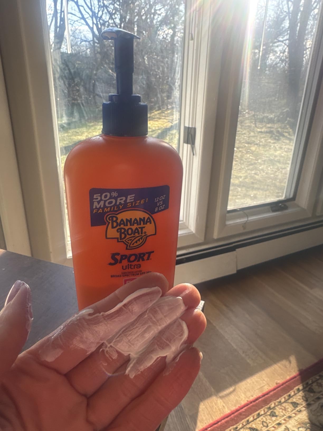 Banana Boat Sport Ultra SPF 50 Sunscreen Lotion, Oxybenzone-Free, Family Size, 12oz customer photo 2