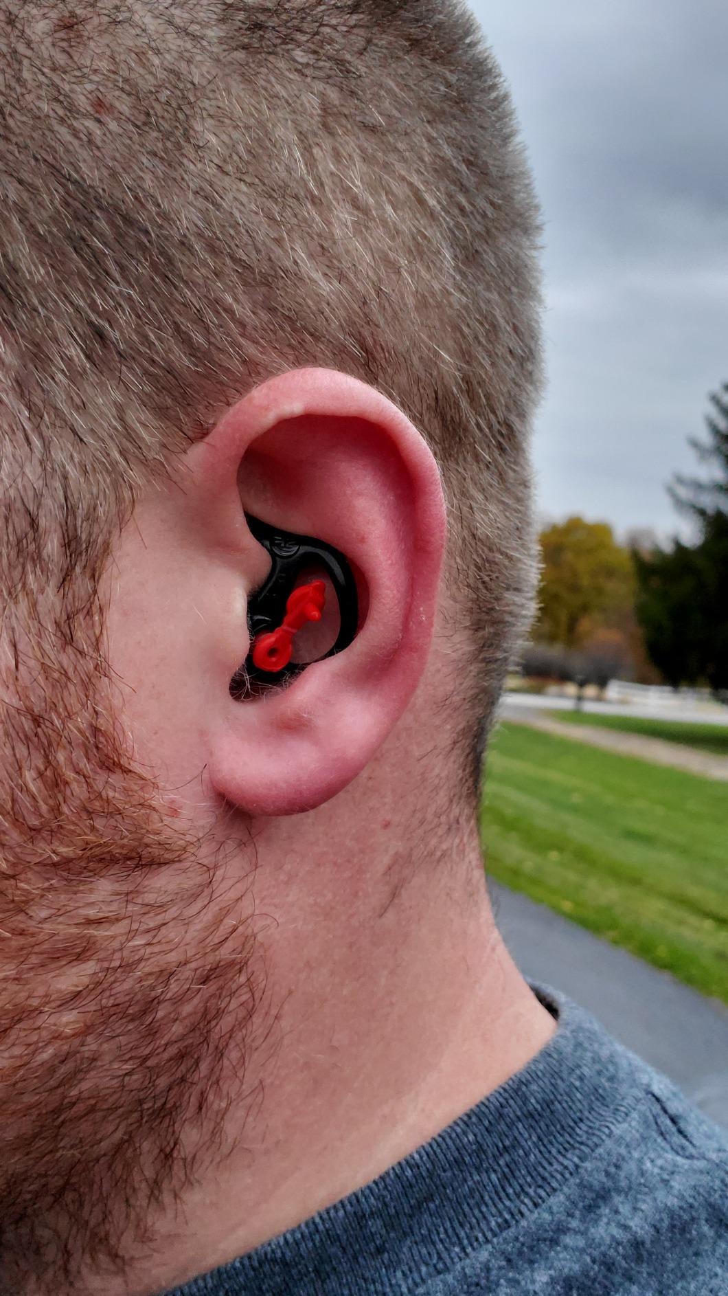 SureFire EP4 Sonic Defenders Plus Filtered Earplugs, Triple flanged Design, Reusable, Black, Medium customer photo 2