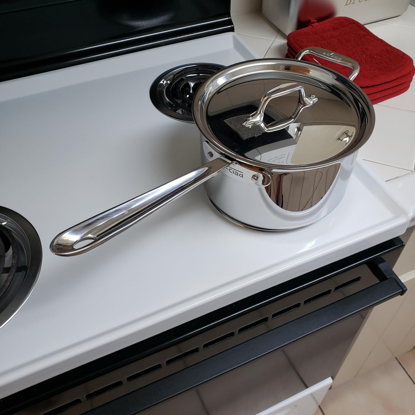 D3 Stainless Steel 3 Quart Sauce Pan With Lid- Made in the USA- The Original Bonded Professional Cookware- Oven Safe & Induction Compatible customer photo 2