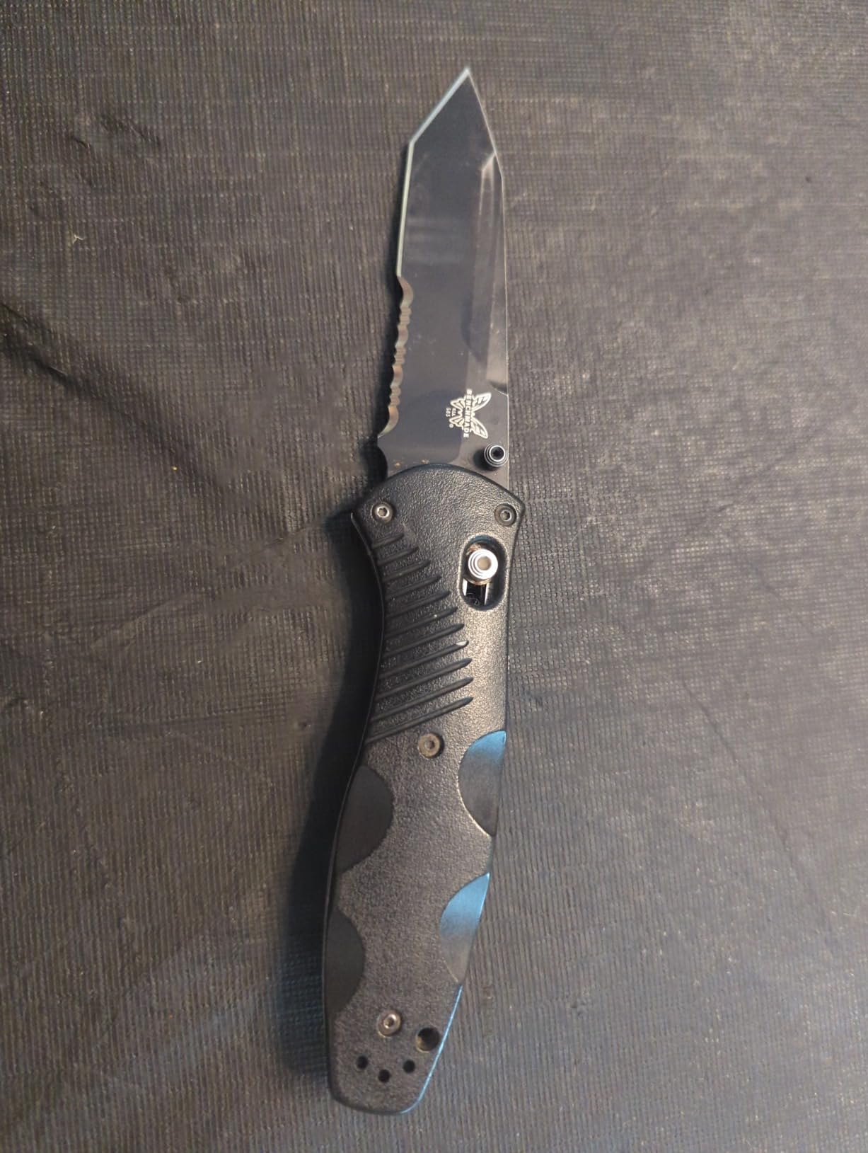 Benchmade Barrage 583SBK Tactical Every Day Knife, Serrated Tanto Blade with Black Handle customer photo 1