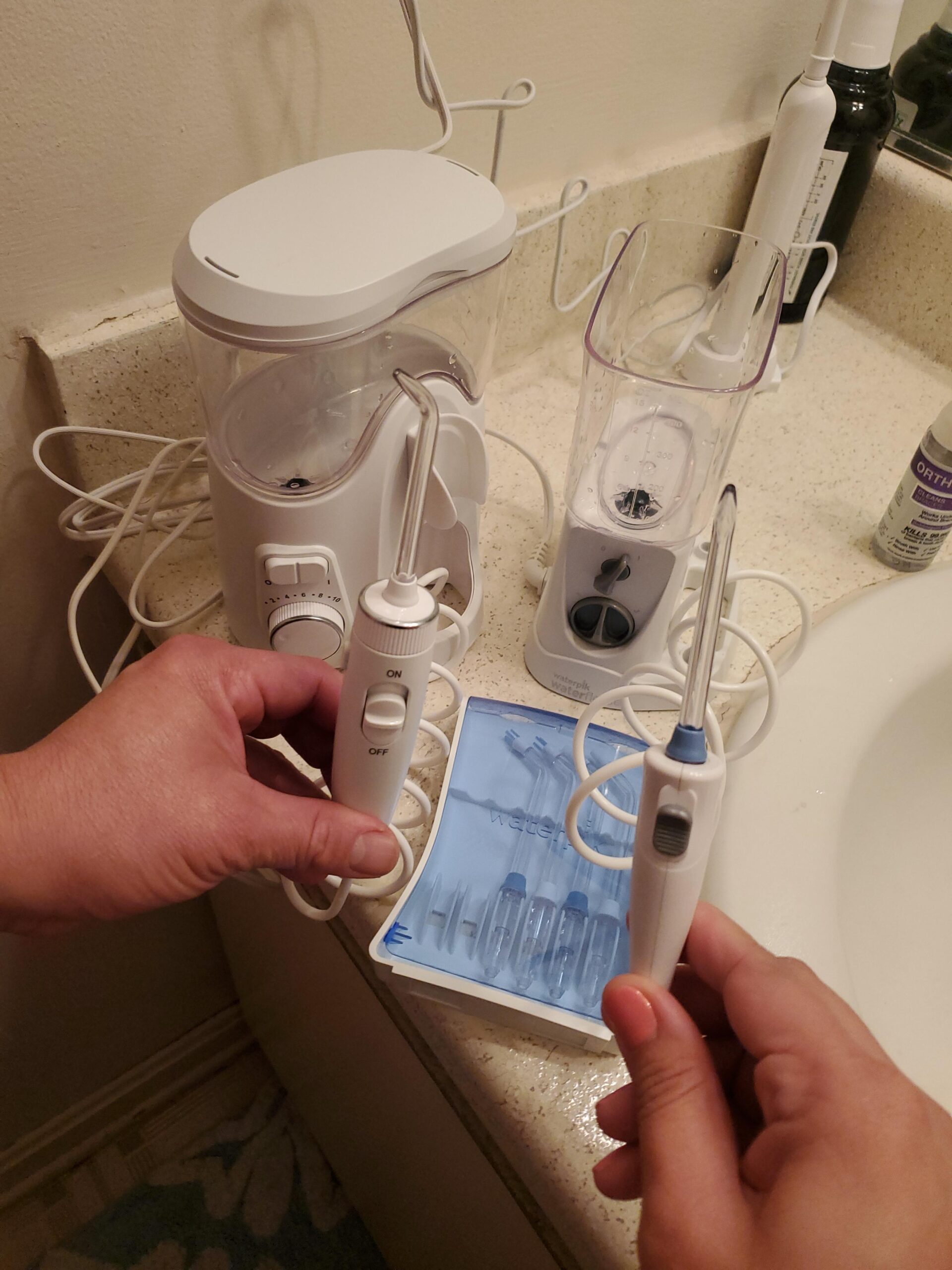 Waterpik Water Flosser 6 Count Replacement Tips With Case, Convenient, Hygienic and Sturdy for Easy Storage and Travel, Includes Precision, Orthodontic, Plaque Seeker Refill Heads Nozzles customer photo 1