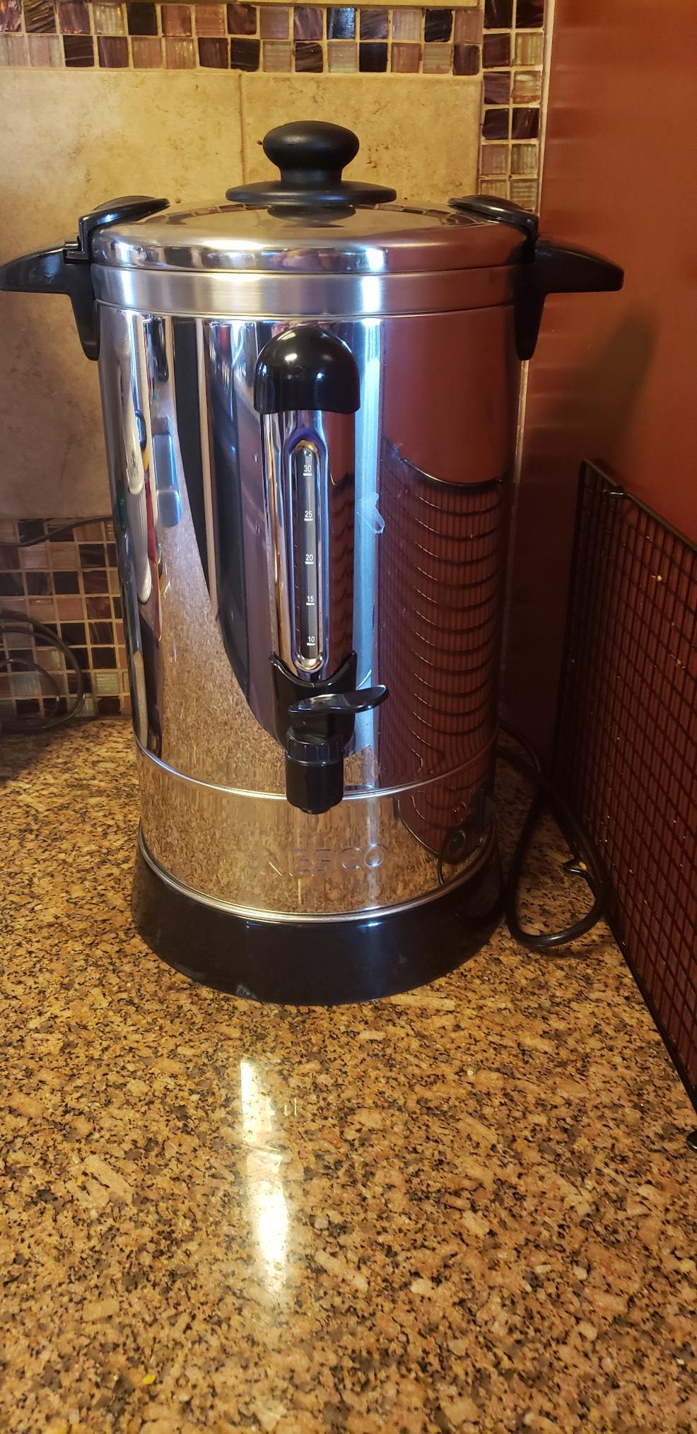 Nesco Professional Coffee Urn, 30 Cups, Stainless Steel customer photo 2