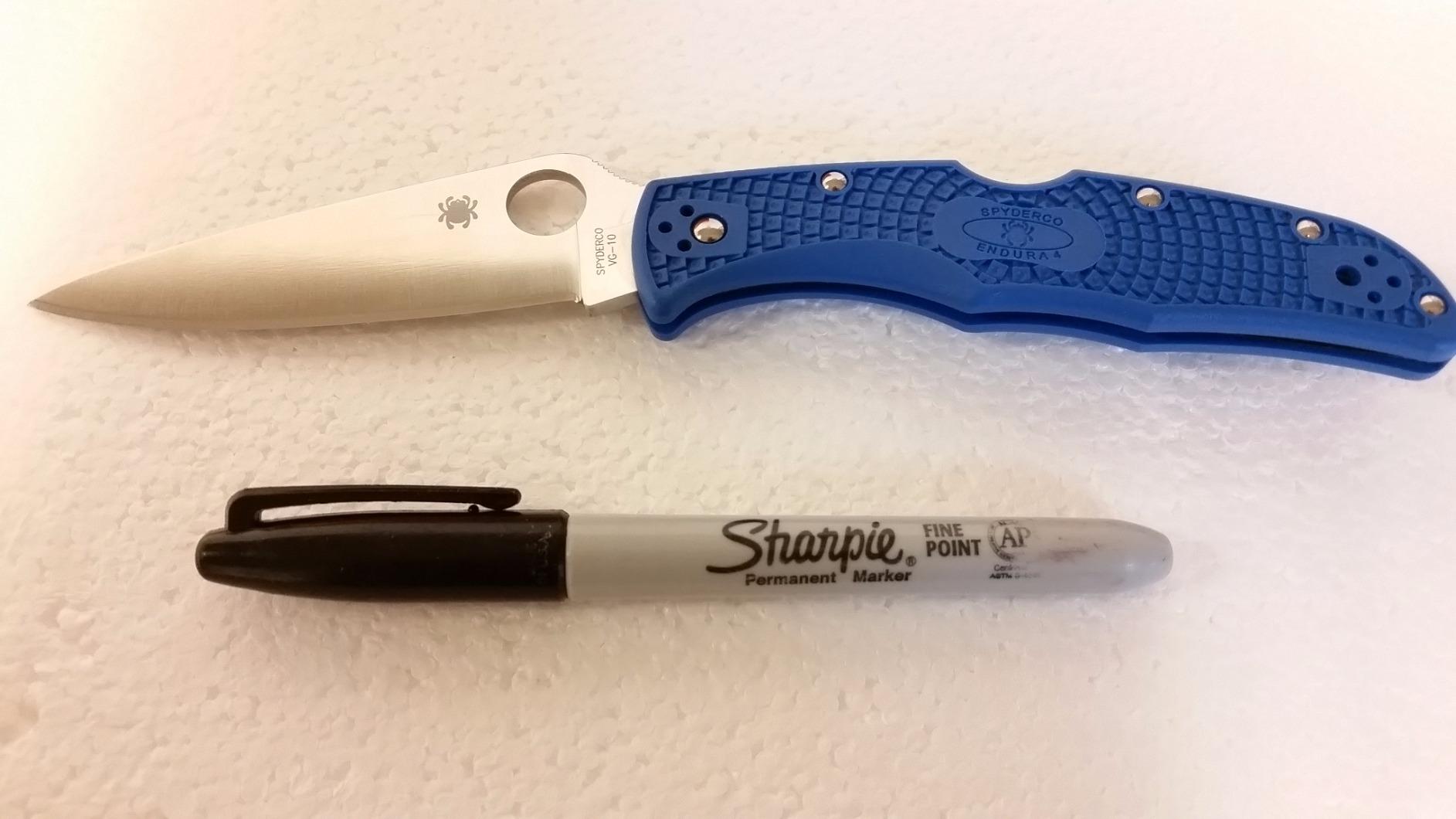 Spyderco Endura 4 Lightweight Folding Pocket Knife with 3.8