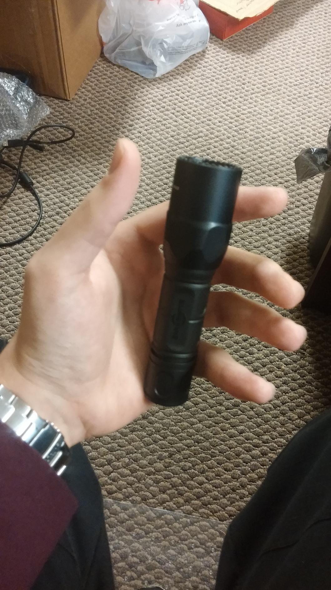 SureFire G2X Tactical Single-Output LED Flashlight with Tactical Tailcap Click Switch, Black customer photo 1