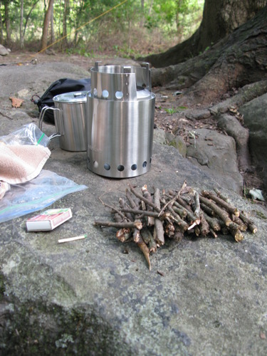 Solo Stove Titan Camping Stove Portable Stove for Backpacking and Outdoor Cooking - Stainless Steel Camping Backpacking Stove - No Batteries or Liquid Fuel Canisters Needed customer photo 1
