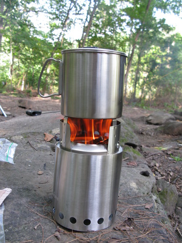 Solo Stove Titan Camping Stove Portable Stove for Backpacking and Outdoor Cooking - Stainless Steel Camping Backpacking Stove - No Batteries or Liquid Fuel Canisters Needed customer photo 2
