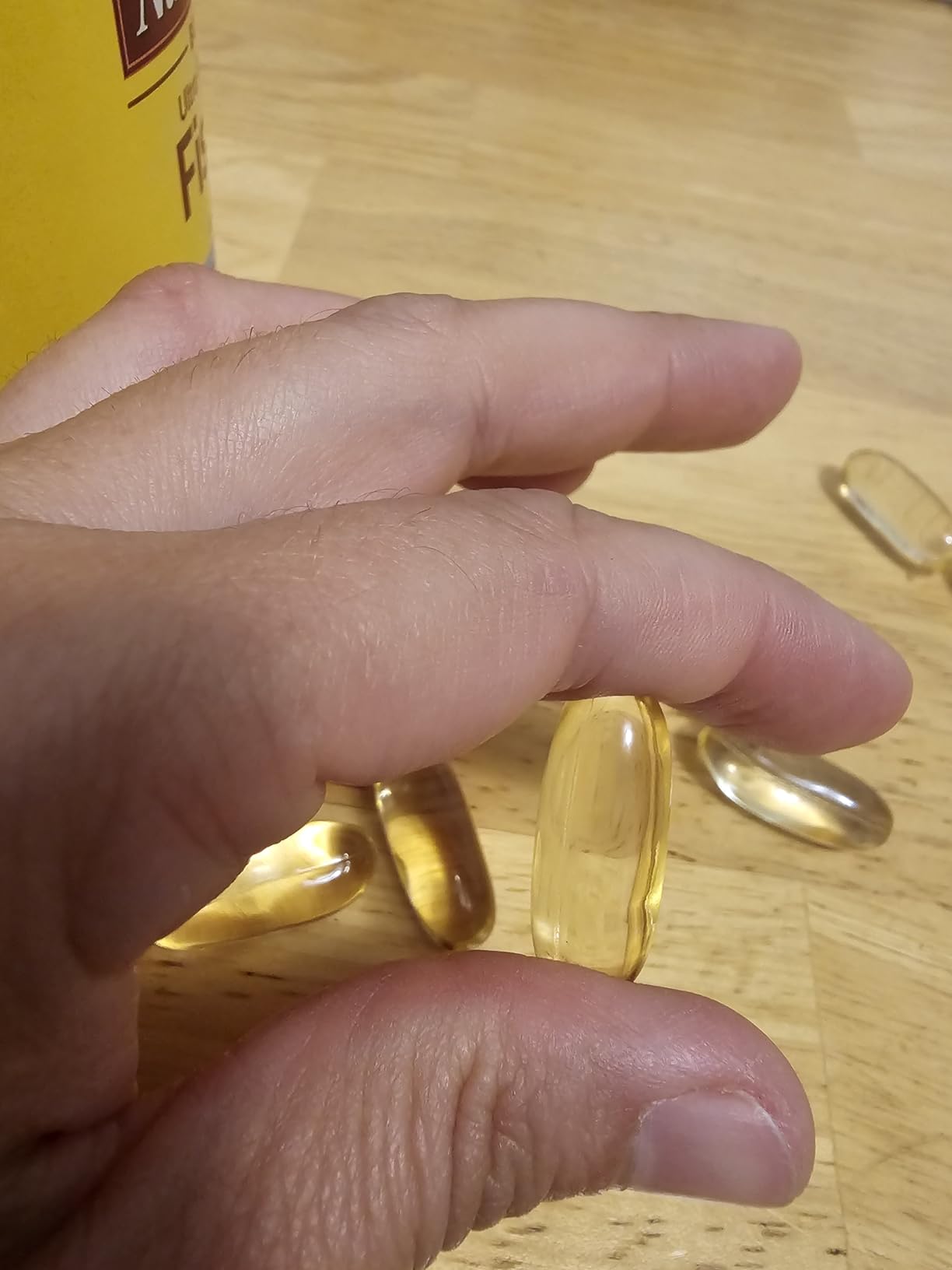 Nature Made Burp Less Ultra Omega 3 Fish Oil Supplements, 1400mg Fish Oil Omega 3 Supplements as Ethyl Esters for Healthy Heart Brain Eyes Support, One Per Day, 90 Softgels customer photo 2