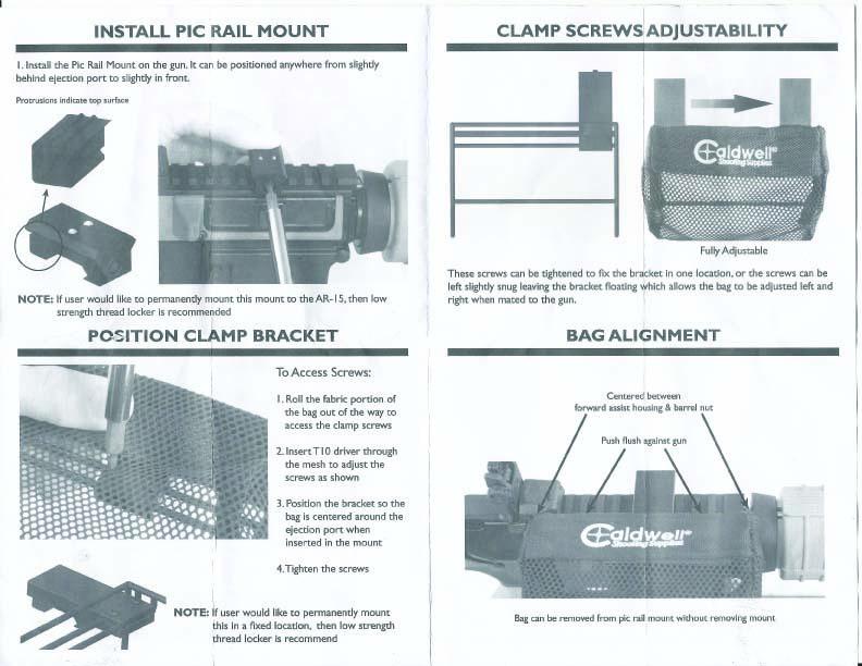 Caldwell Brass Catcher with Heat Resistent Mesh, Collapsible, Mountable, for Range, Shooting, and Outdoors customer photo 2