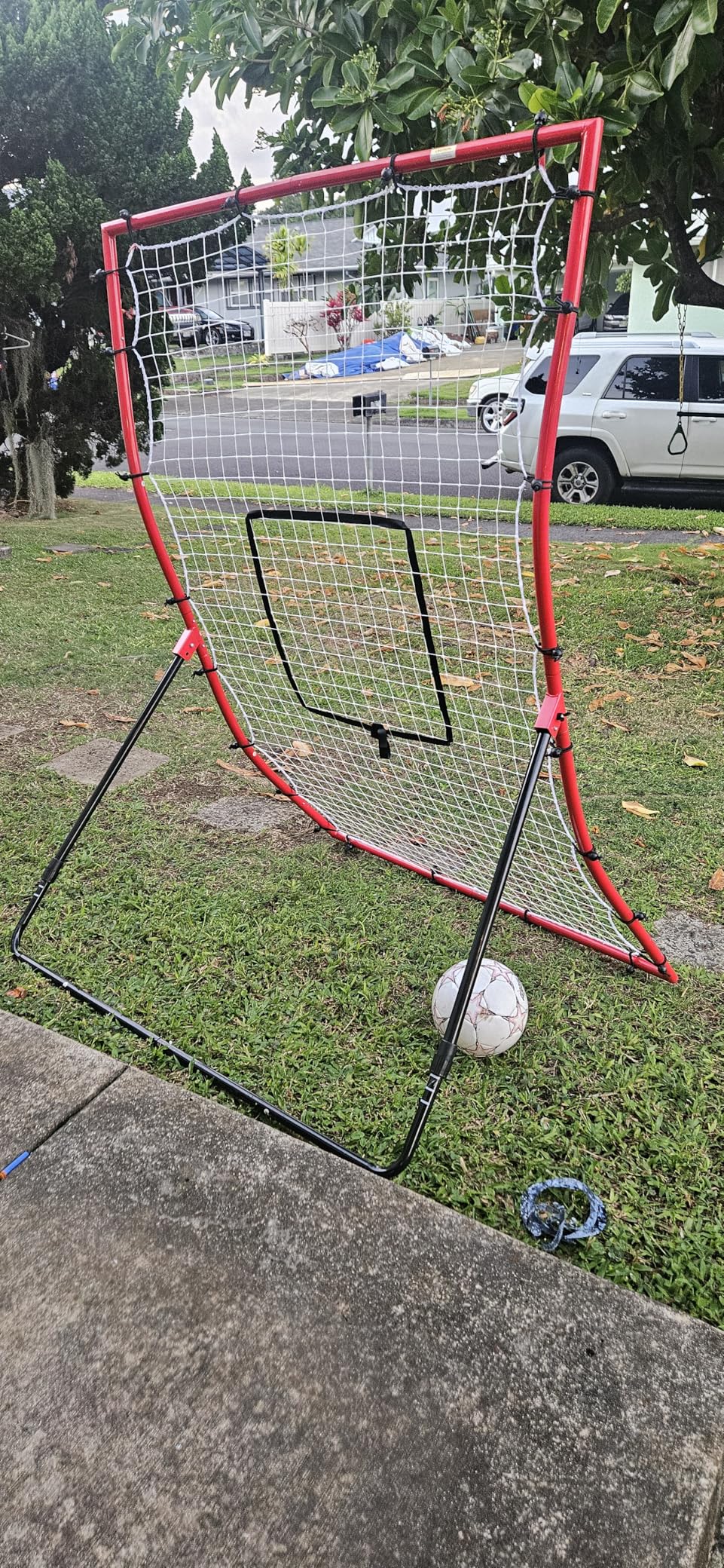 Franklin Sports Baseball Rebounders + Pitchback Nest - Pitch Return Trainer + Rebound Net with Attachable Pitching Target- All Angle Fielding Rebound Net for Grounders + Pop Flies customer photo 2
