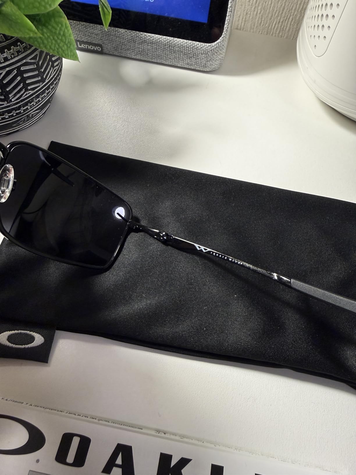 Oakley OO4075 Square Wire Rectangular Metal Sunglasses with PRIZM Lenses customer photo 1