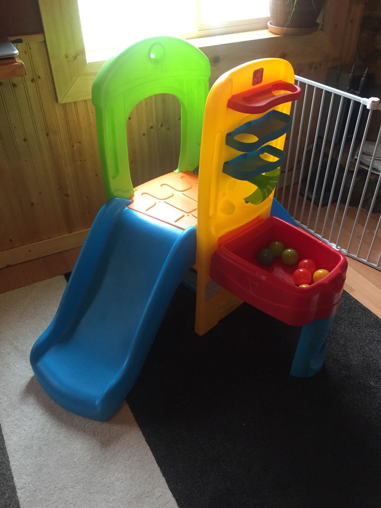 Step2 Play Ball Fun Climber, Kids Outdoor/Indoor Playset, Backyard Playground Set, Slide, Ladder, Ball Drop Maze, Outside Jungle Gym, For Toddlers 1.5+ Years Old customer photo 2