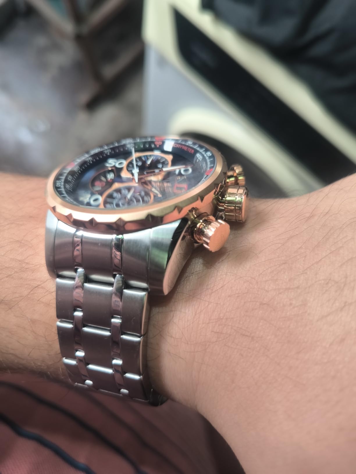 Invicta Men's Aviator Analog Display Japanese Quartz Watch customer photo 1