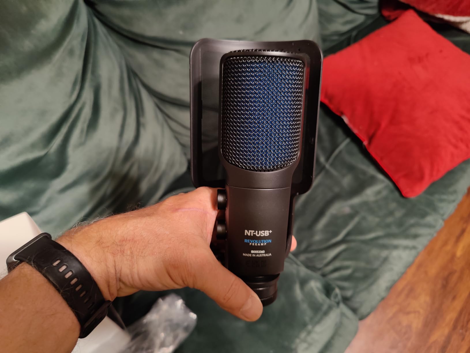 RØDE NT-USB+ Professional-Grade USB Condenser Microphone for Recording customer photo 2