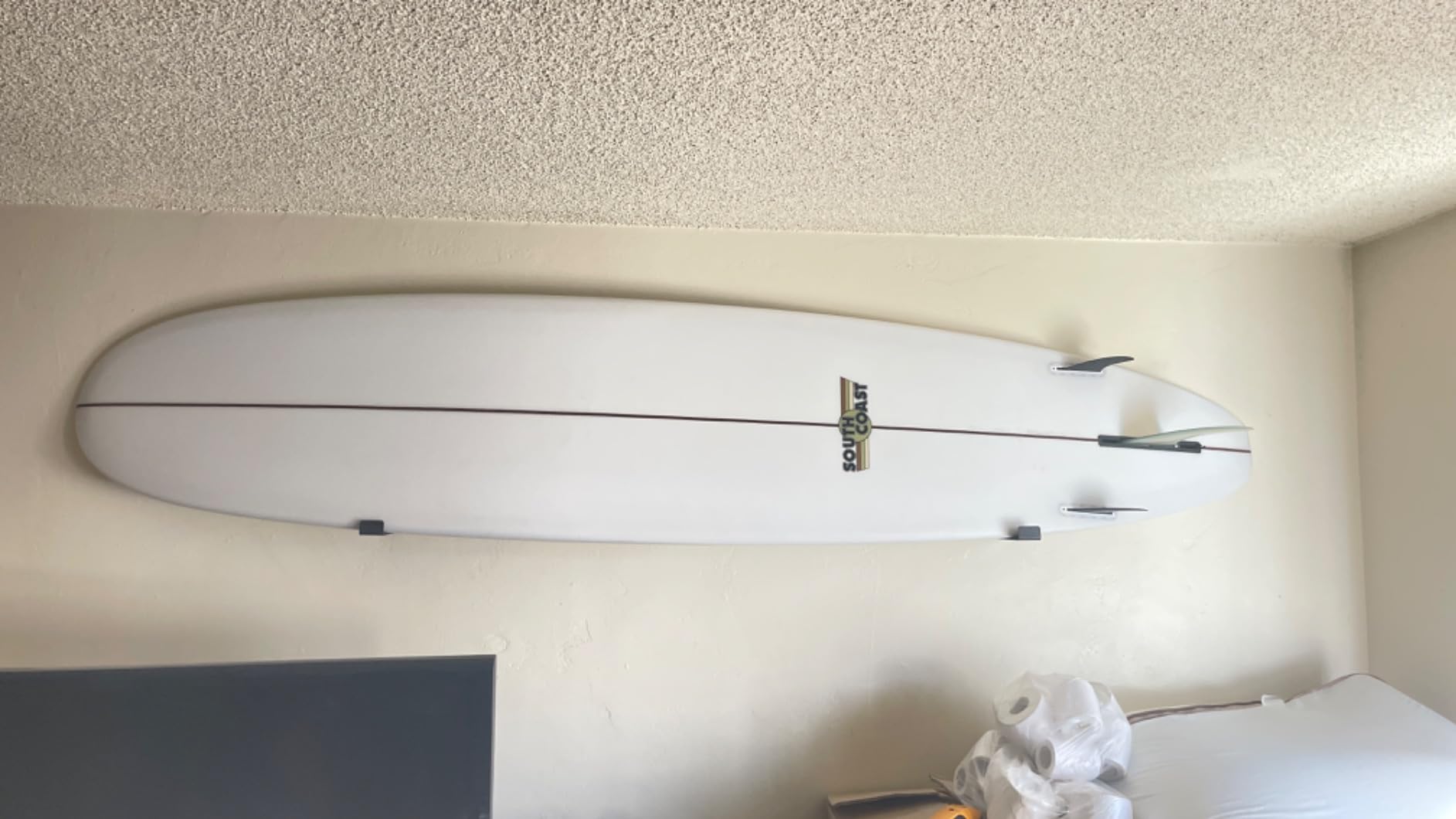 StoreYourBoard Naked Surf - The Original Minimalist Surfboard Rack, Heavy-Duty Black Aluminum Surf Board Wall Hangers for Display & Storage, Holds 30 lbs customer photo 2