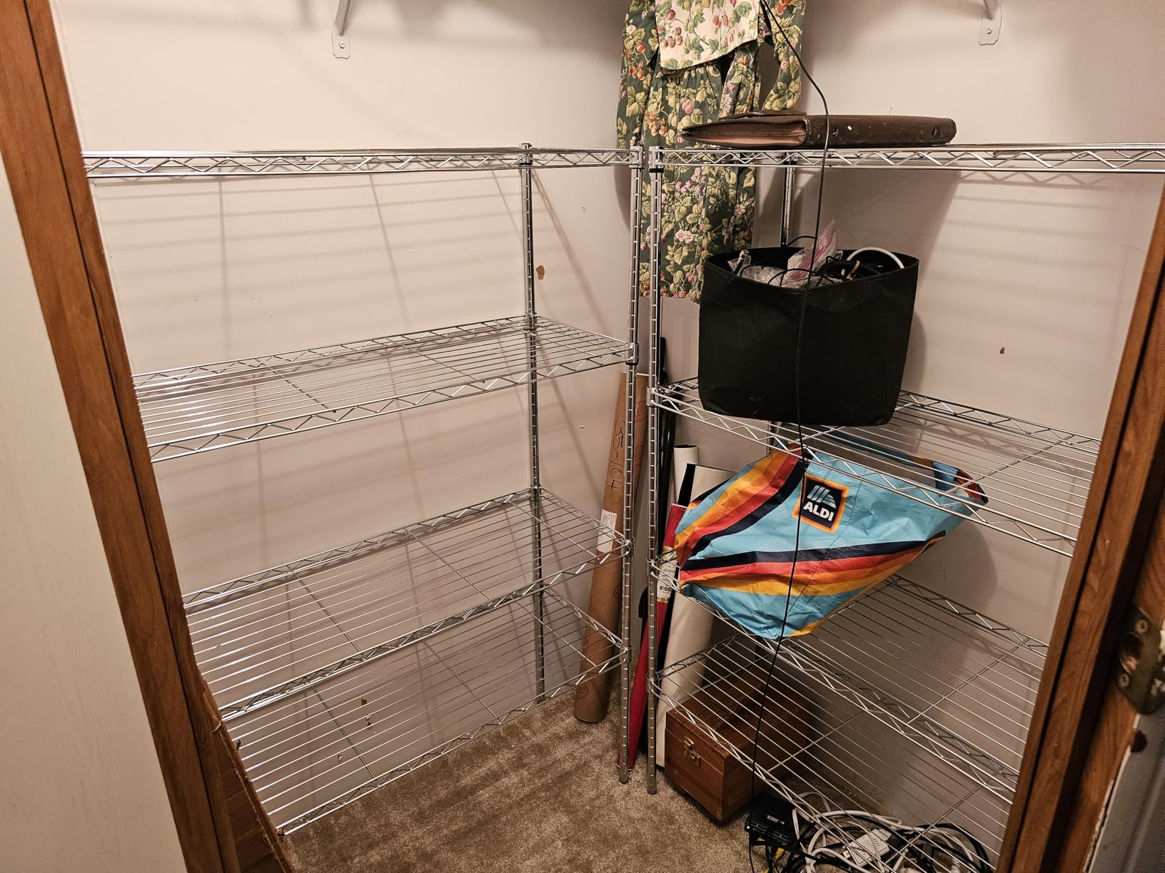BestOffice 5-Tier Wire Storage Shelves, 36x14x72, Chrome, with Adjustable Racks, Heavy-Duty Metal Shelf, Holds Upto 1000 lbs, No-Tool Assembly, Ideal for Home & Garage Shelving customer photo 1