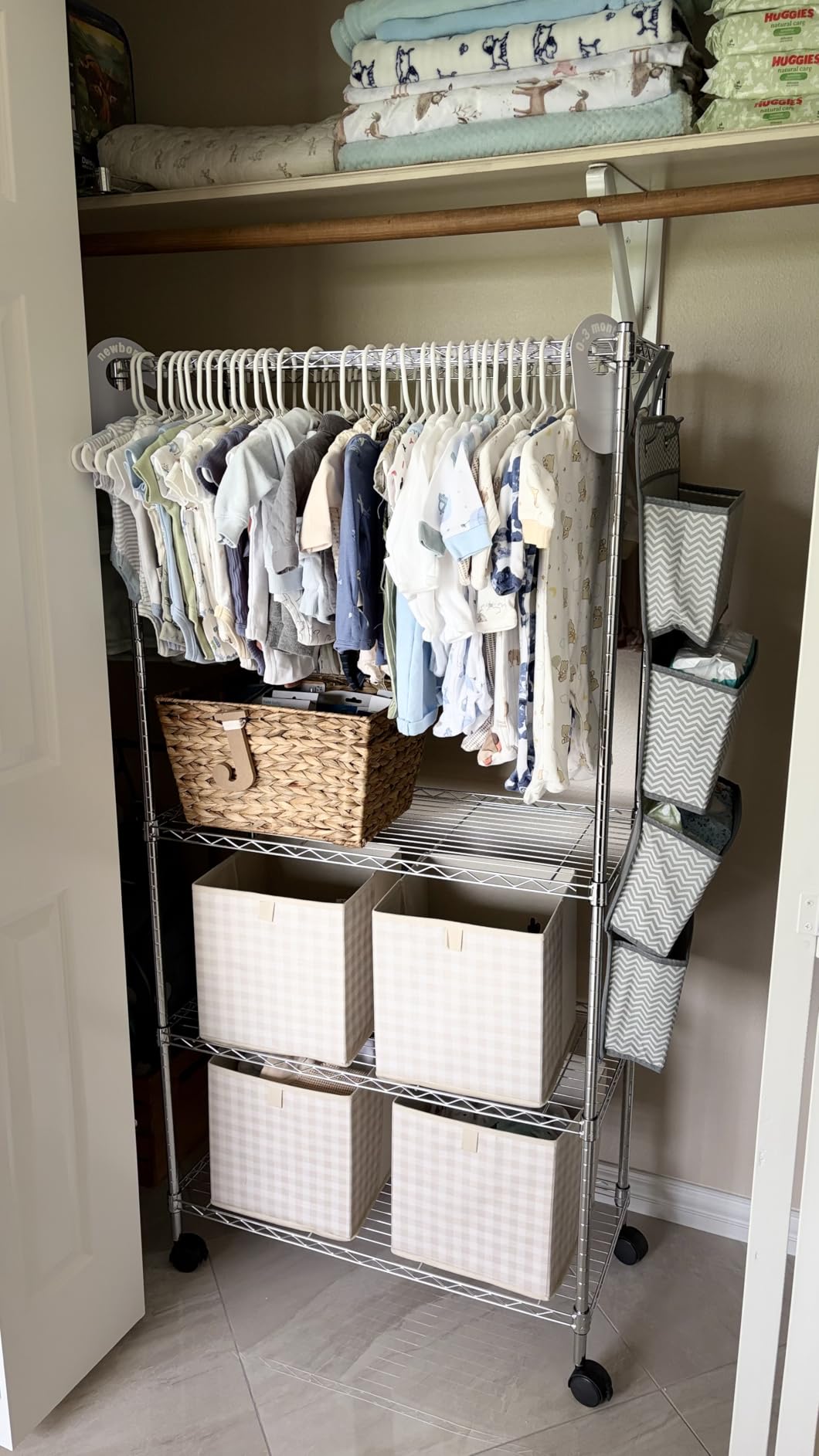 BestOffice 5-Tier Wire Storage Shelves, 36x14x72, Chrome, with Adjustable Racks, Heavy-Duty Metal Shelf, Holds Upto 1000 lbs, No-Tool Assembly, Ideal for Home & Garage Shelving customer photo 2
