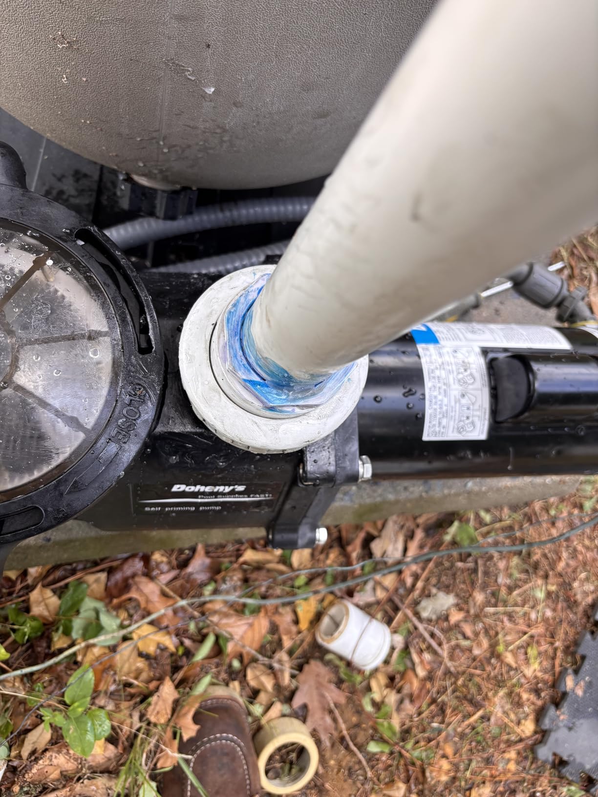 Doheny's Inground Swimming Pool Pro Pump | 1.5 HP, 115V/230V, 97 GPM | Self-Priming, Heavy-Duty, Low-Noise, High-Efficiency | Stainless Steel Shaft, Reinforced Thermoplastic, CSA & ETL Certified customer photo 1