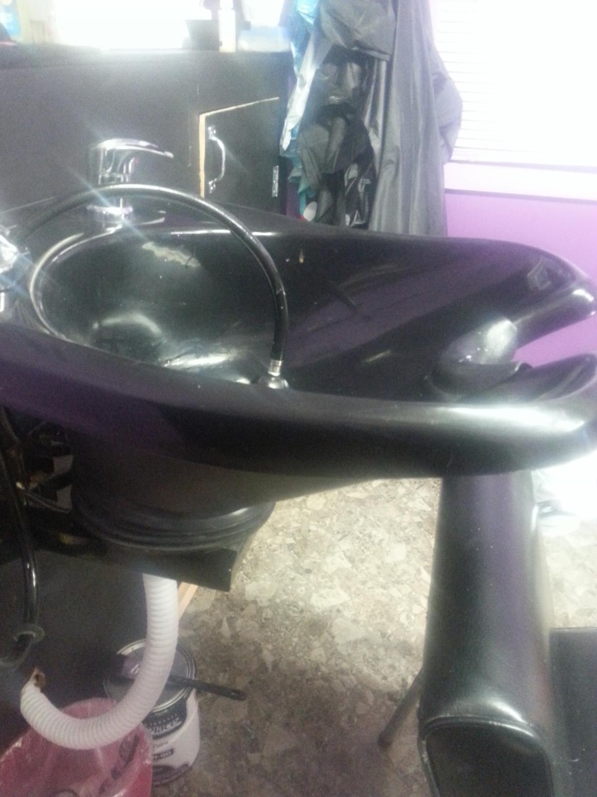 Wall-Mounted, Tilting, ABS Plastic, Shampoo Bowl TLC-B13-WT customer photo 2