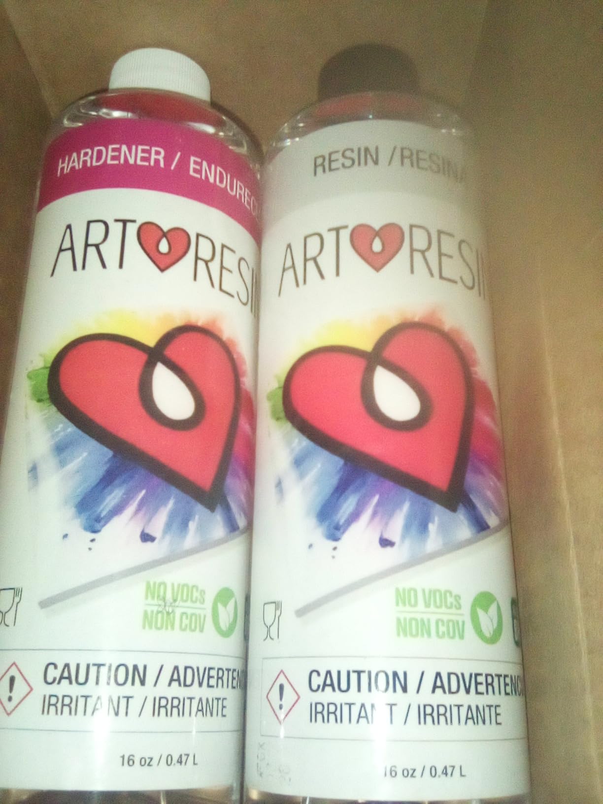 ArtResin Epoxy Resin - High-Gloss Clear Coat for Artwork - 32 oz (16 oz resin + 16 oz hardener) customer photo 1