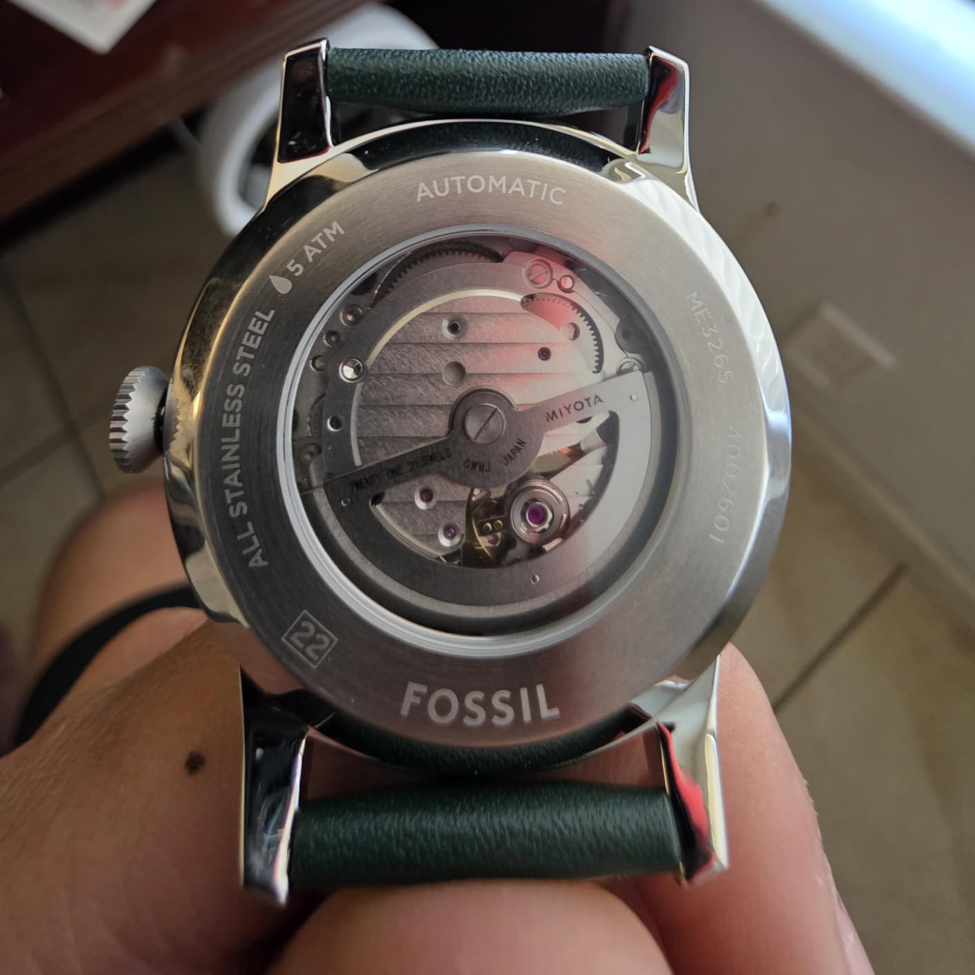 Fossil Men's Townsman Automatic Stainless Steel Watch customer photo 2