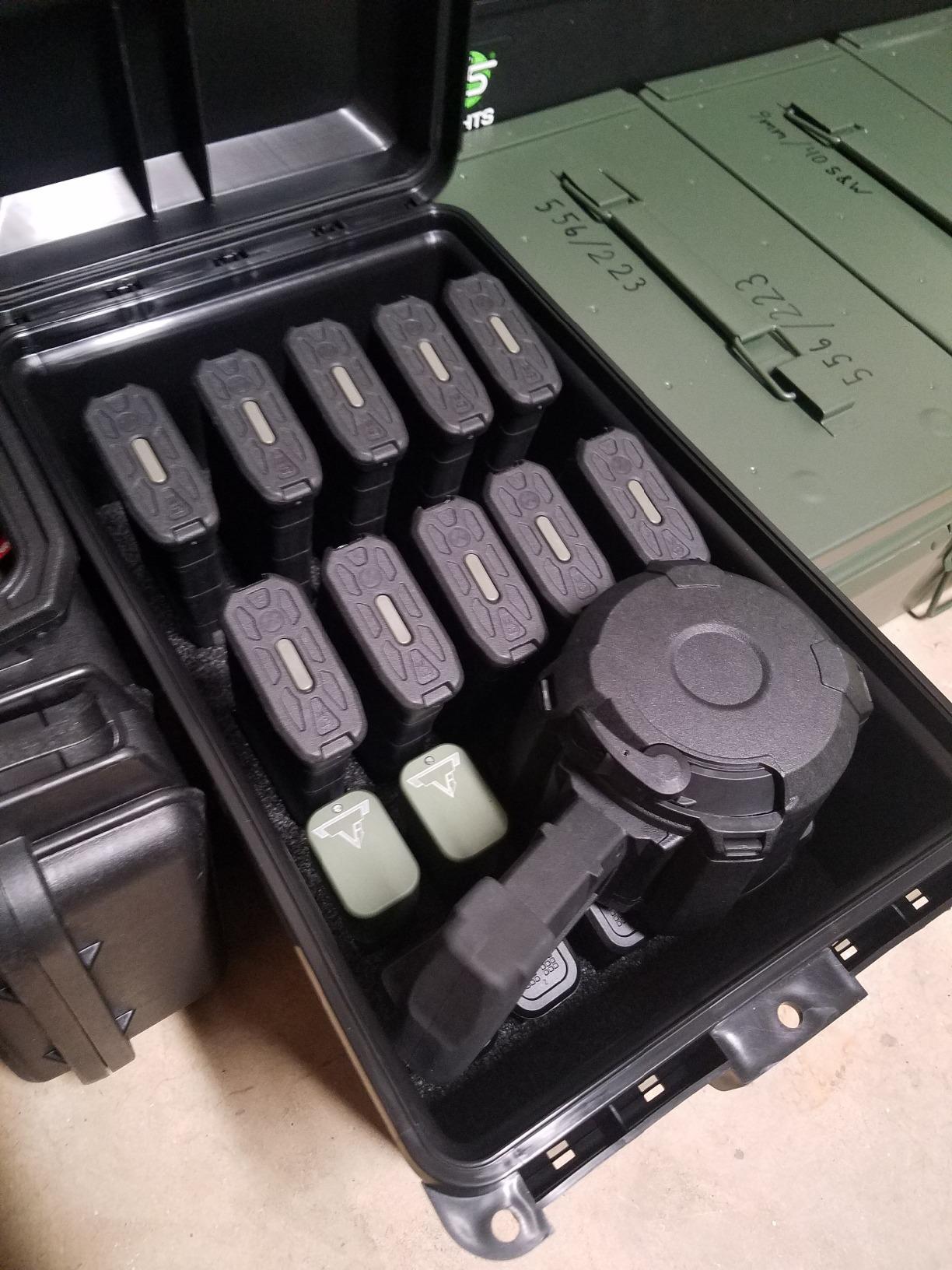 MTM Case-Gard TMCLE Tactical Mag Can, Multi Mag for 223/5.56 Magazines and 9mm to 45 ACP, Magazine Storage, USA Made, Black customer photo 2