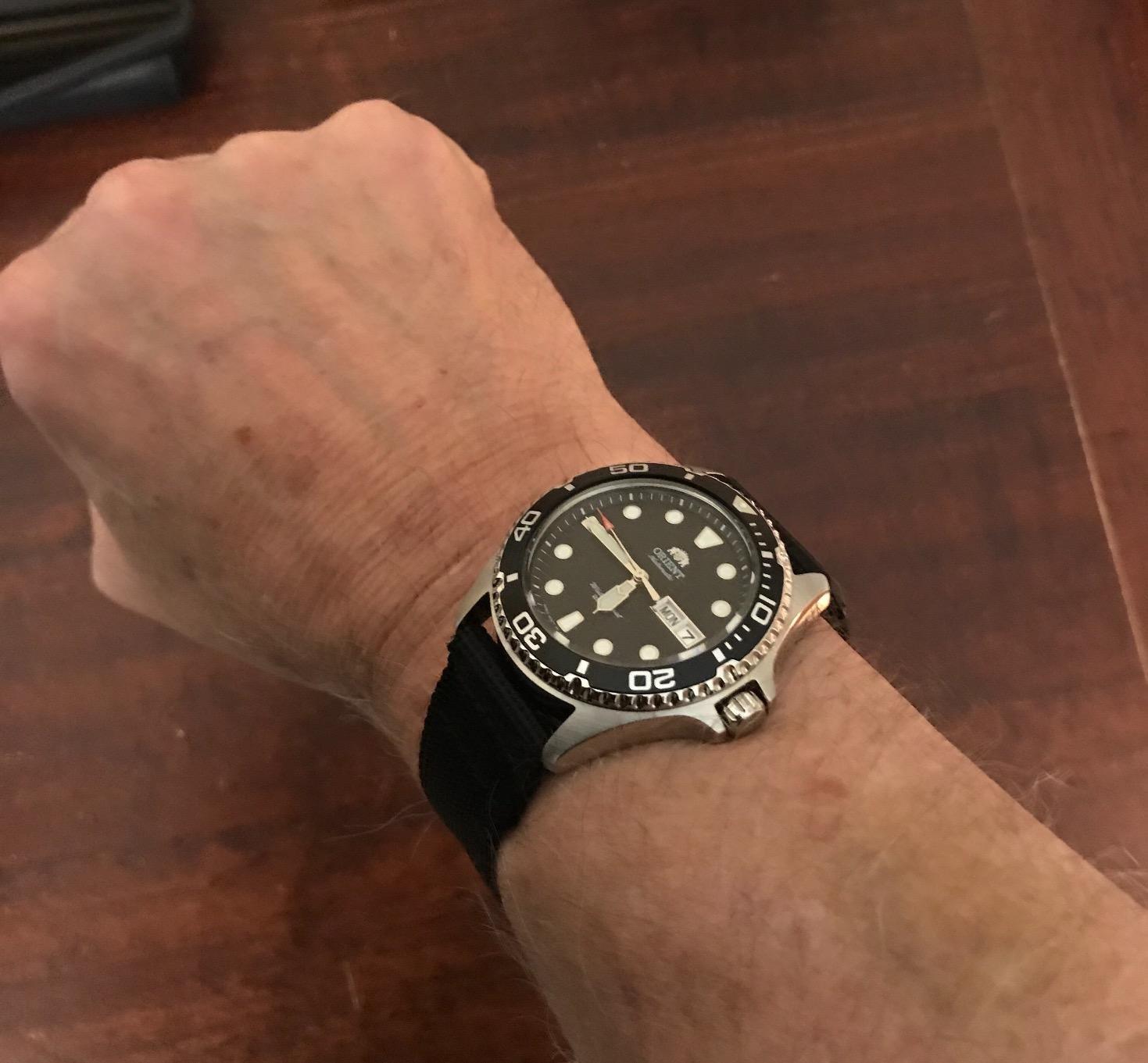 Orient Mako II AA02 Diver Automatic/Hand-Winding Movement, 41.5mm, 200m Water Resistance customer photo 1