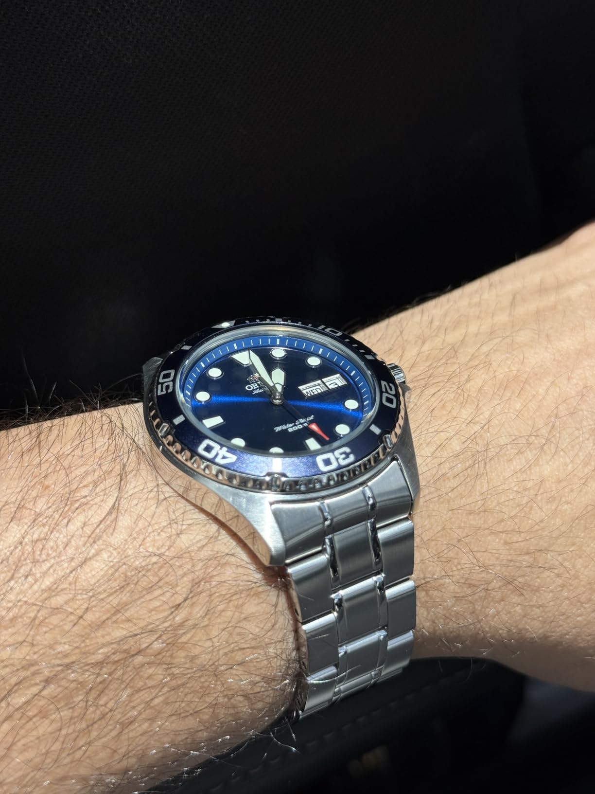 Orient Mako II AA02 Diver Automatic/Hand-Winding Movement, 41.5mm, 200m Water Resistance customer photo 2