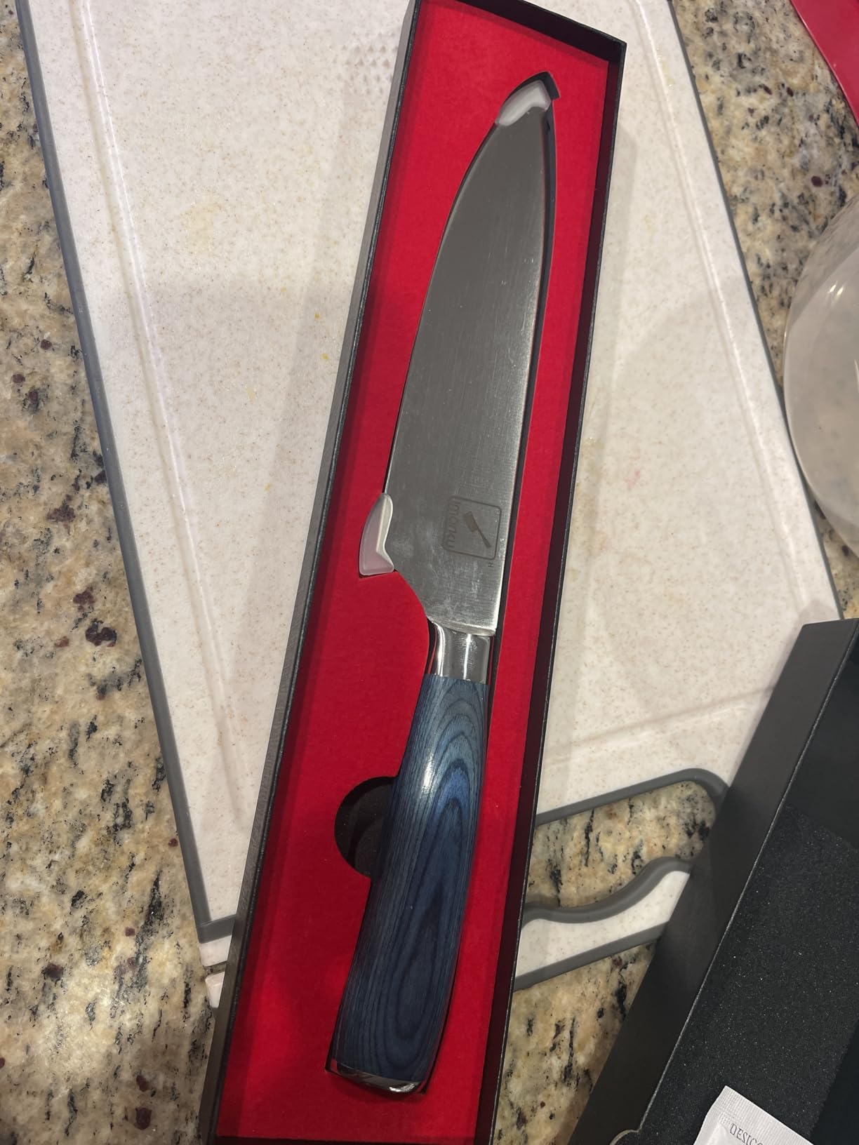 imarku Japanese Chef Knife - Sharp Kitchen Knife 8 Inch Chef's Knives HC Steel with Gift Box customer photo 2