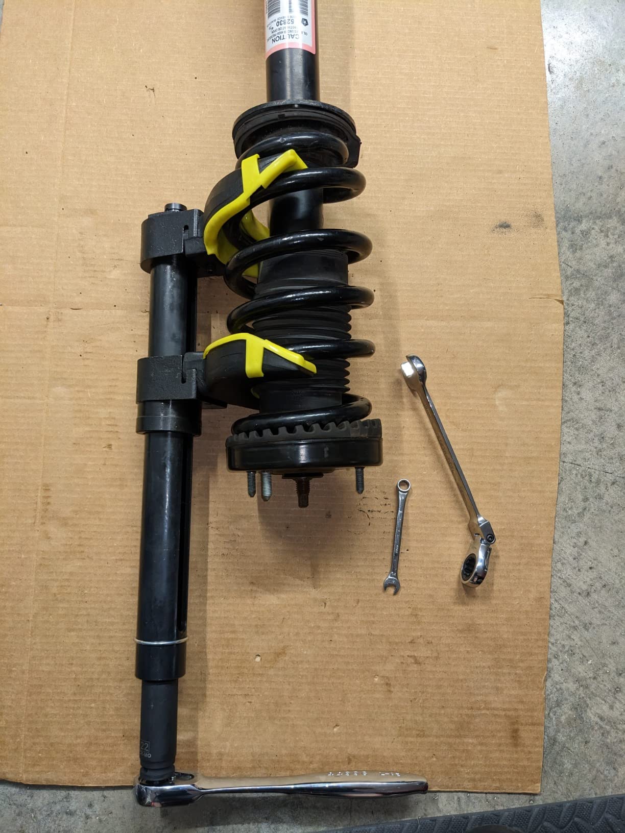 8MILELAKE Macpherson Strut Spring Compressor Kit Interchangeable Fork Coil Extractor Tool Set customer photo 1
