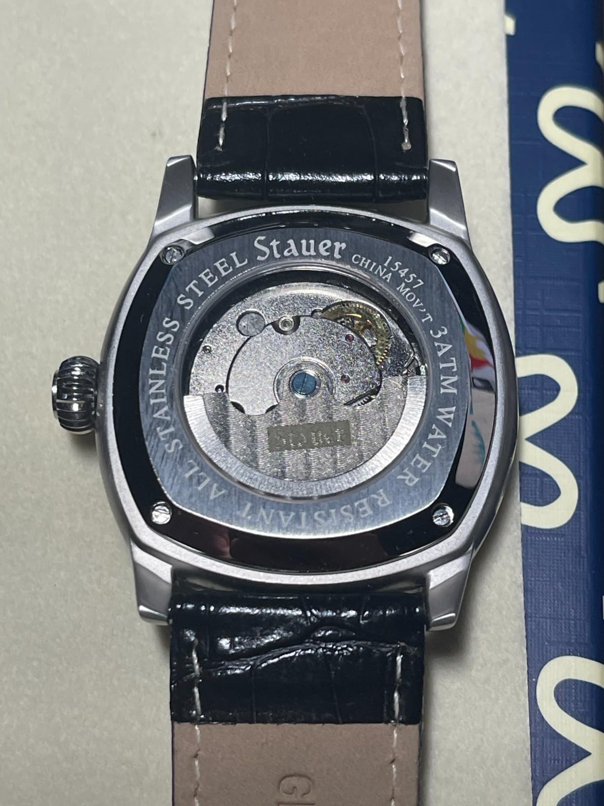 Stauer 1930 Dashtronic Men's Automatic Watch with Leather Band and Stainless Steel Case 21-Jewel Movement customer photo 1