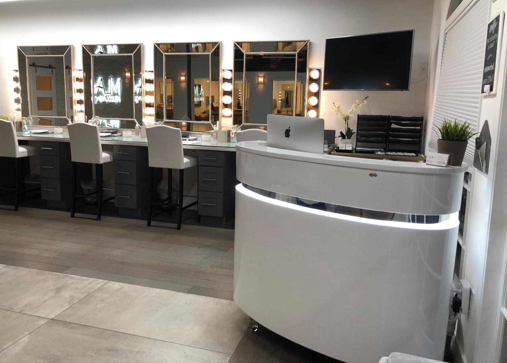 Dir Beauty Spa Salon Barbershop LED Lighting Reception Desk - Star Ferry customer photo 1