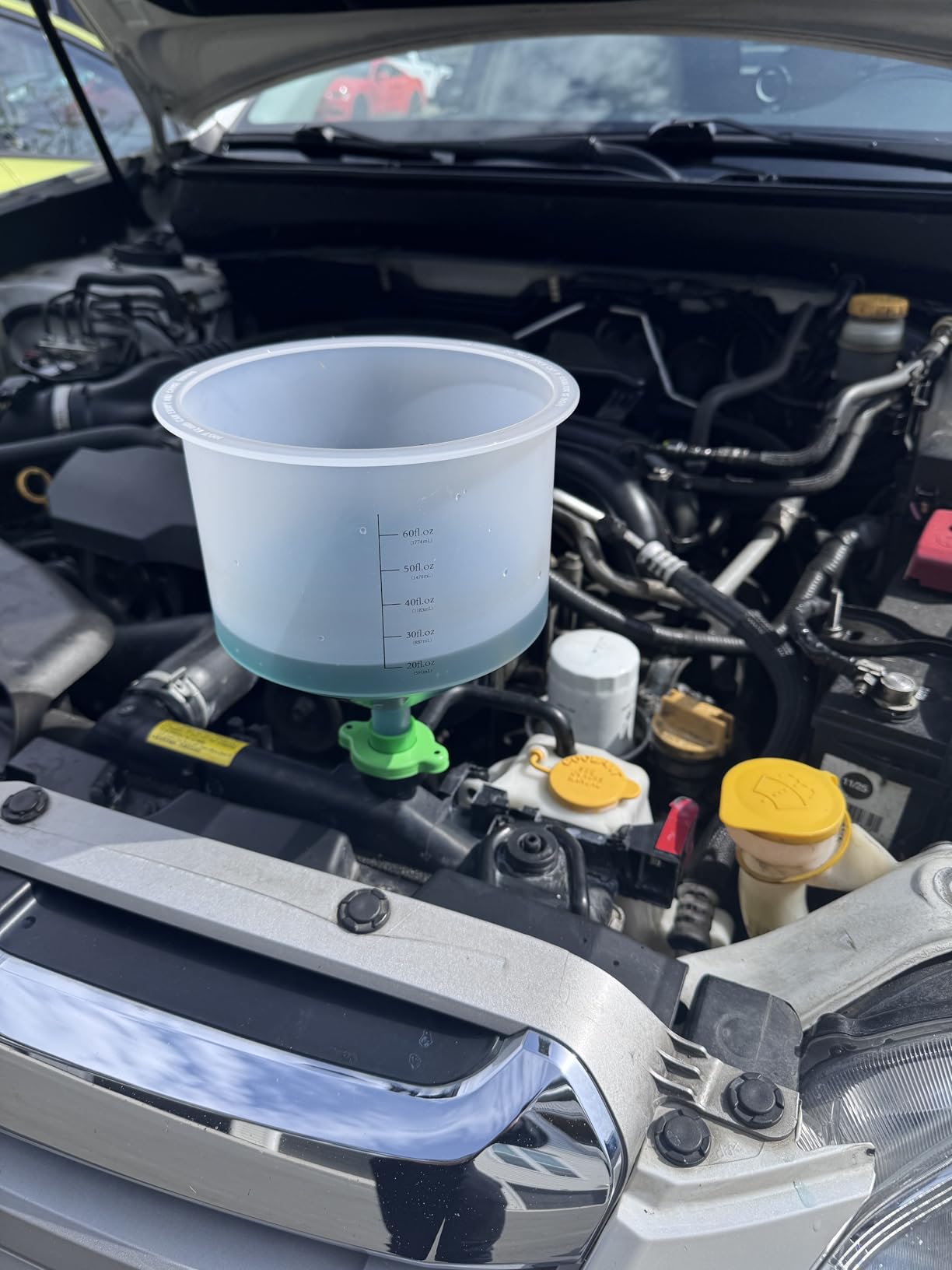 EPAuto Spill Proof Radiator Coolant Filling Funnel Kit customer photo 2
