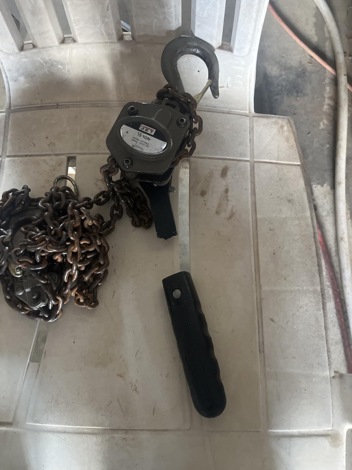 JET 1/2-Ton Mini-Puller Lever Hoist, 10' Lift (Model JLP-050A-10) customer photo 2