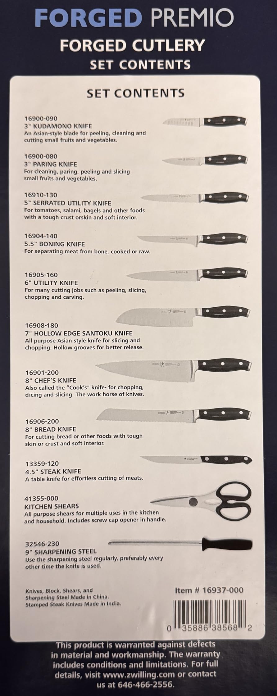 HENCKELS Forged Premio 19-pc Knife Block Set customer photo 2