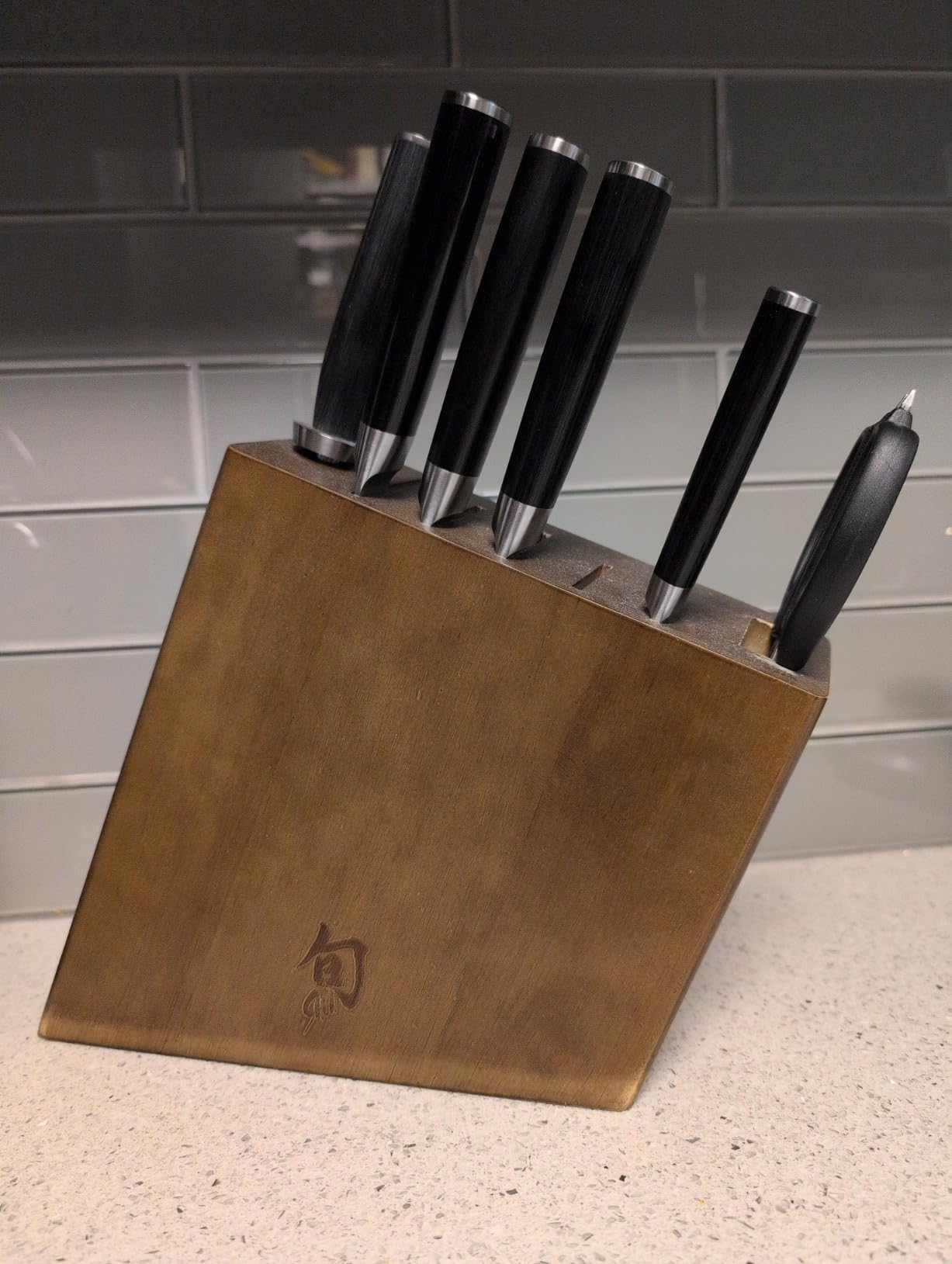 Shun Classic 6-Piece Slim Knife Block Set, Includes 8