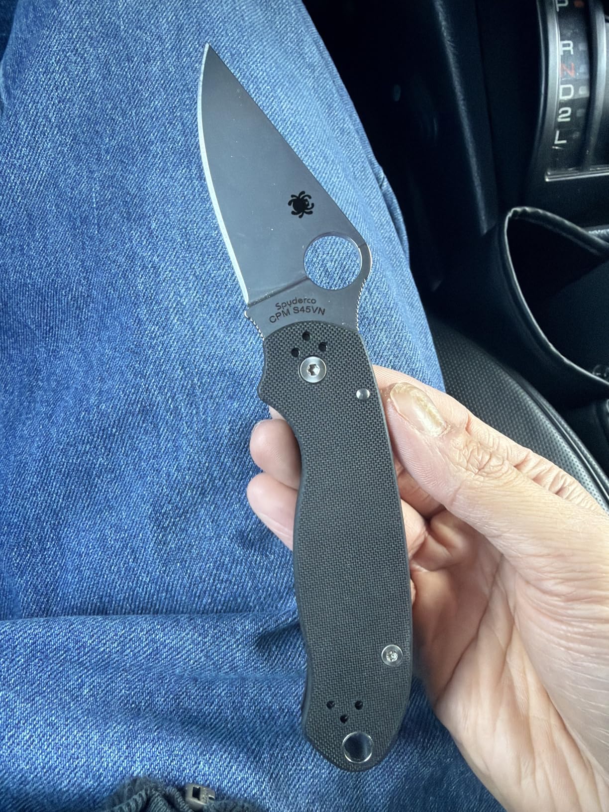 Spyderco Para 3 Folding Pocket Knife with 2