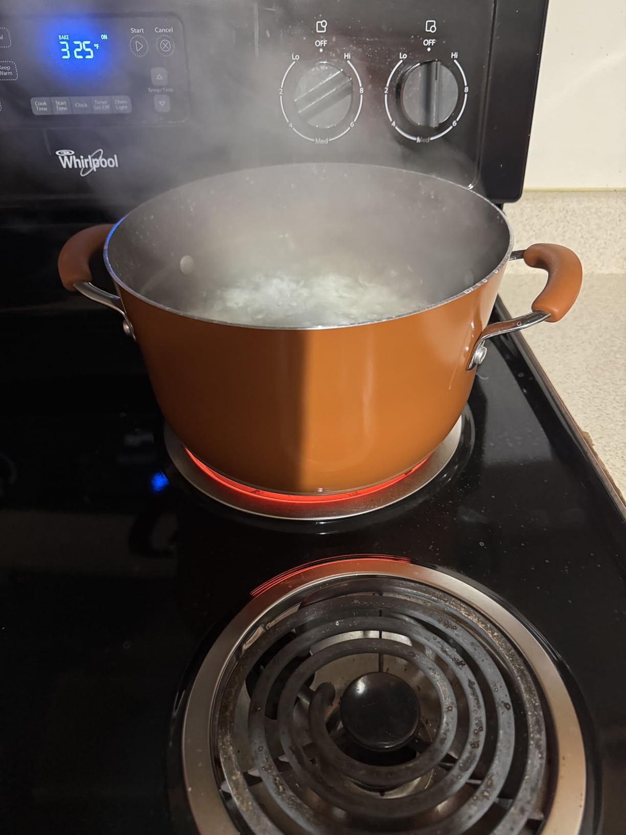 Rachael Ray - 16802 Rachael Ray Cucina Nonstick Cookware Pots and Pans Set, 12 Piece, Sea Salt Gray customer photo 1