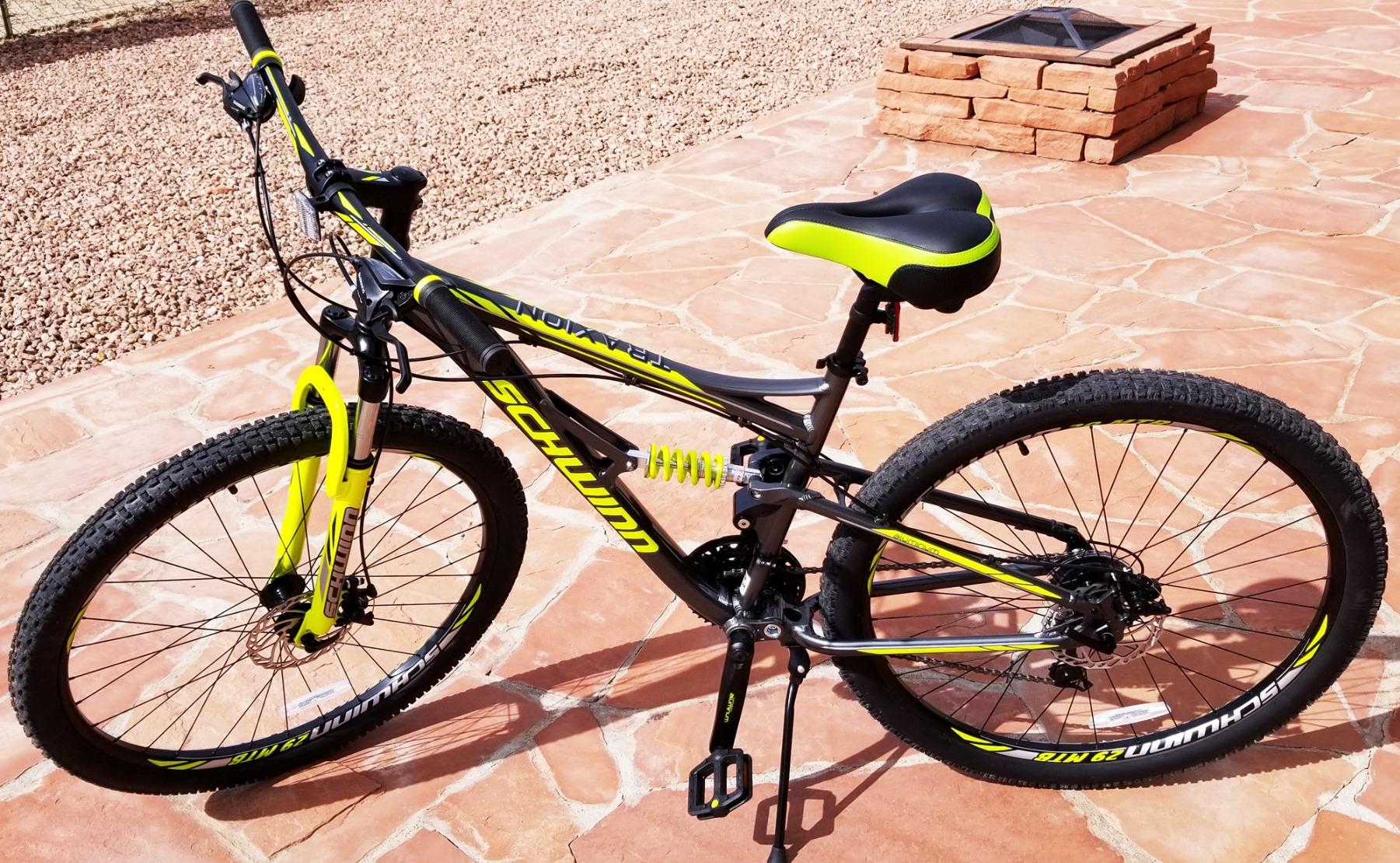 Schwinn Traxion Mountain Bike, 29-Inch Wheels, Full Suspension, 24-Speed Shimano Drivetrain, 18-Inch Aluminum Frame customer photo 2